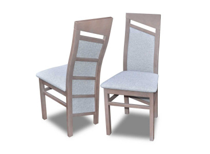 Massivholz Stuhl Esszimmerstuhl Designer Textil Stuhl Stühle Esszimmerstühle K61 !