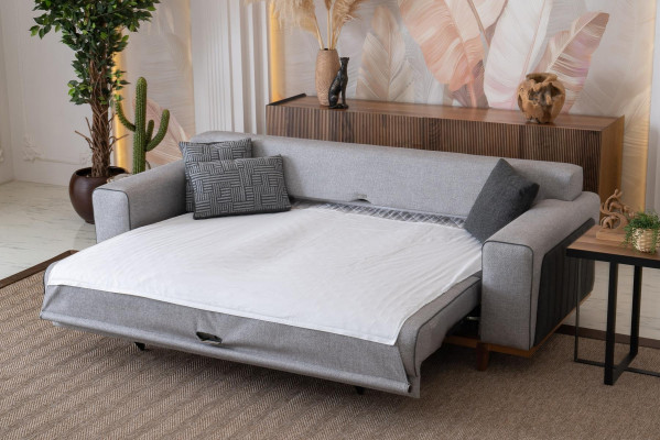 Big Sofa 242cm Couch Polster Möbel Sofas Stoffcouch Einrichtung Textil