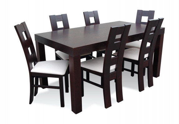 Klassische Esszimmer Möbel Essgarnitur Lehnstuhl Tisch Gruppe 7tlg.Set Klassisch