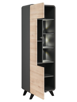 Vitrine Wohnzimmer Möbel Holzmöbel Luxus Modern Schrank Designer Einrichtung