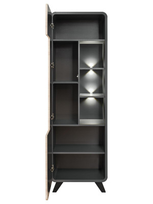 Vitrine Wohnzimmer Möbel Holzmöbel Luxus Modern Schrank Designer Einrichtung