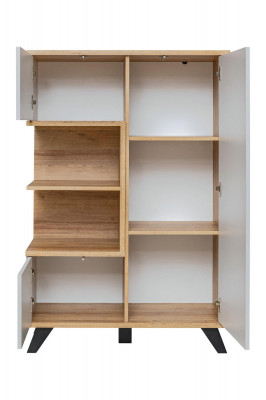 Wohnzimmer Bücherregal Holz Büroschrank Regal Luxus Holz Möbel Design