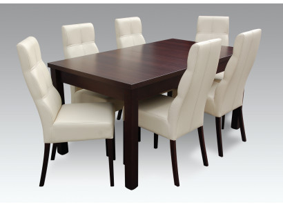 Esszimmer Tisch + 6 Stühle Garnitur Stuhl Set Essgarnituren Tische