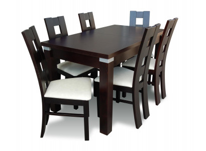 Essgarnitur Esstisch 6 x Stuhl Set Garnitur Tisch Essgruppe 7tlg. Tische Neu