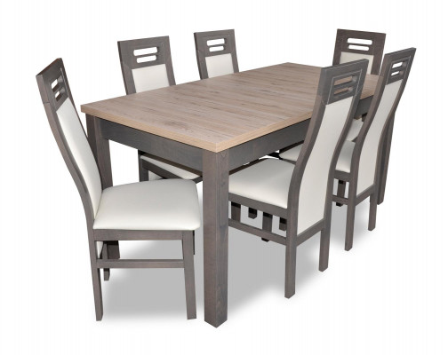 Esszimmer 6x Lehnstühle 7tlg Set Klassische Garnitur Esstisch Stuhl Gruppe Luxus
