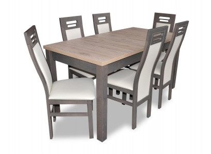 Esszimmer 6x Lehnstühle 7tlg Set Klassische Garnitur Esstisch Stuhl Gruppe Luxus