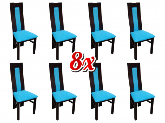 Stuhl 8x Esszimmer Polsterstuhl Lounge Textil Sessel Set Neu Küche Stühle Sitz