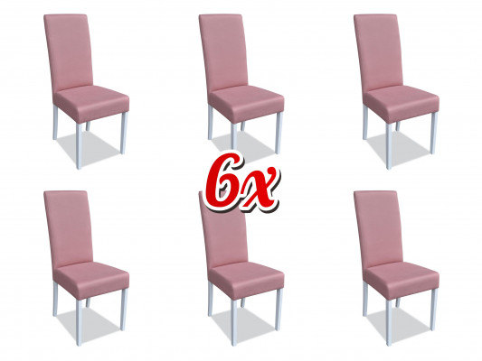 Garnitur 6x Lehnstuhl Stühle Gruppen Stuhlgruppe Komplette Garnitur Esszimmer