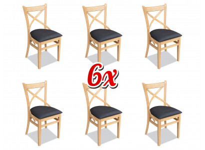 Garnitur Komplett Gruppe Stuhlgruppe 6x Stück Esszimmer Stuhl Set Lehn Stühle