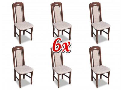 Esszimmer Stuhl Stühle Sitz Modern Massiv Holz Sessel Set 6x Luxus Restaurant