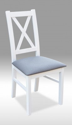 Set 1x Massivholz Sessel Esszimmerstuhl Stoff Polster Stühl Gastro Esszimmer Neu