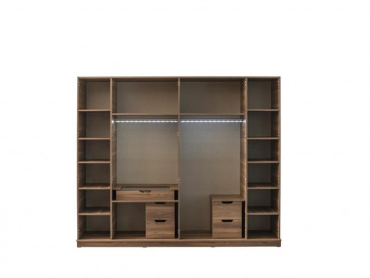 Schwarz-Beige Schlafzimmer Garnitur Designer Doppelbett 2x Nachttische