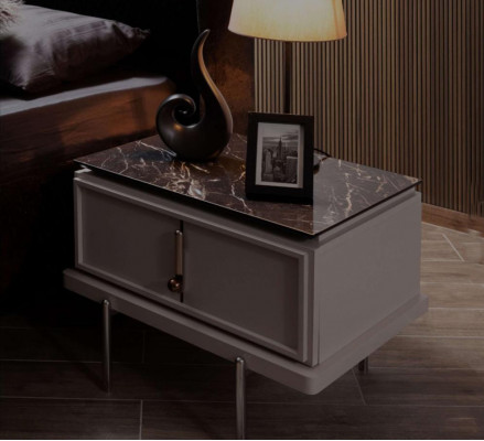 Designer Betten Luxus Bett 2x Nachttische 3tlg. Schlafzimmer Neuer Set