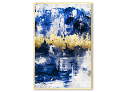 Abstrakt Gemälde Ölbild Bild Handarbeit Abstrakte Bilder Ölbilder 63 x 93 cm Neu