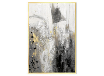 Abstrakt Ölbild Bilder Gemälde Ölgemälde Handarbeit 63x93 Abstrakte Kunst Modern