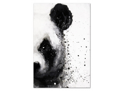 Abstrakt Bild Panda Echte Handarbeit Rahmen Öl Gemälde Moderne Bilder Abstrakte
