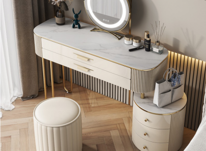 Weißer Schminktisch Designer Frisiertische Schlafzimmer Kosmetiktische