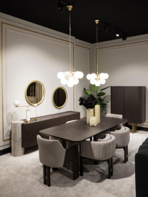 Essecke Esszimmermöbel Essgruppe Braun 11tlg Esszimmer Esstisch Holz