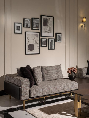 Ecksofa L form Eckgarnitur Großes Sofa Grau Polstersofa Stoffsofa Neu