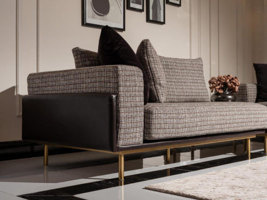 Ecksofa L form Eckgarnitur Großes Sofa Grau Polstersofa Stoffsofa Neu