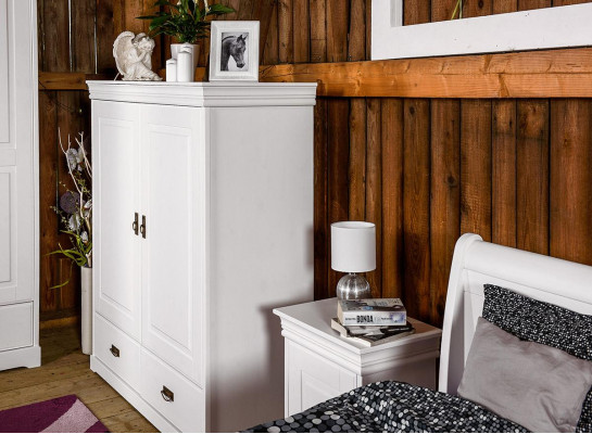 Schlafzimmer Set Doppel Bett 2x Nachttisch Konsole Betten Hotel Polster 5 tlg.