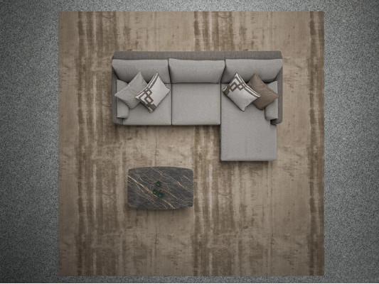 Wohnzimmer Designer Ecksofa L-Form Sessel Luxus Couchtisch Einrichtung