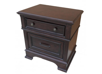 Designer Nachttisch Echtes Holz Nachttische Beistell Tische Schlafzimmer Luxus