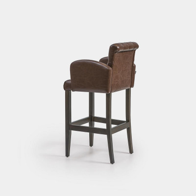 Moderne Barhocker Holz Stuhl Hocker Bar Esszimmerstuhl Luxus Möbel