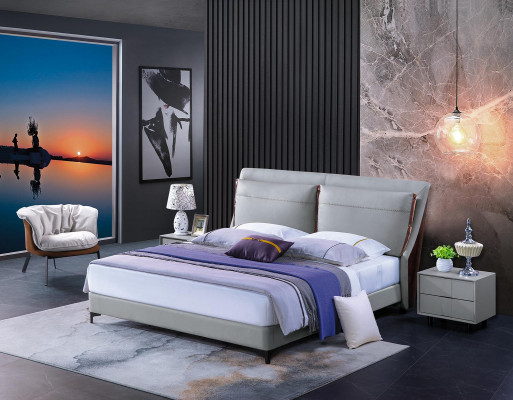 Luxus Schlafzimmer Bett Nachttisch 3 tlg. Set Design Betten Beistelltische Neu