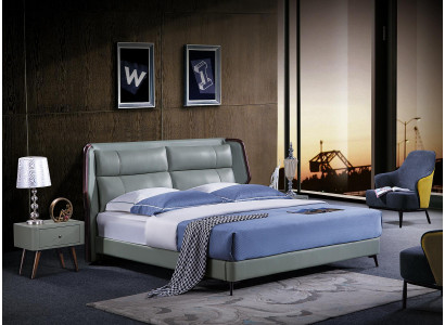 Bett Polster Design Luxus Doppel Hotel Betten Schlaf Zimmer Holz Neu 180x200cm