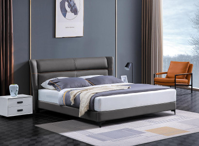 Luxus Bett Lederbett Polsterbett Bettkasten Doppel Schlafzimmer Ehebett Betten