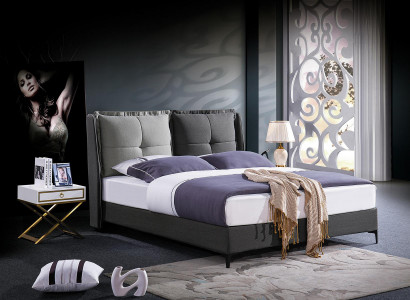 Bett Polster Design. Luxus Doppel Hotel Betten Ehe Schlaf Zimmer Leder