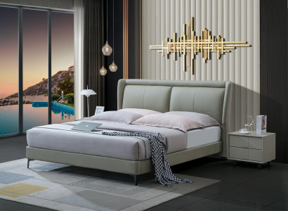 Luxus Bett Polster Design Doppel Betten Ehe Hotel Schlaf Zimmer Textil