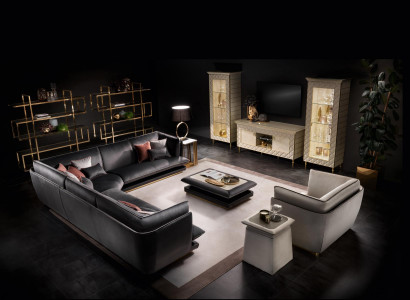 Design Möbel Couch Sofagarnitur Couchen Sofa Garnituren 4tlg. Set arredoclassic