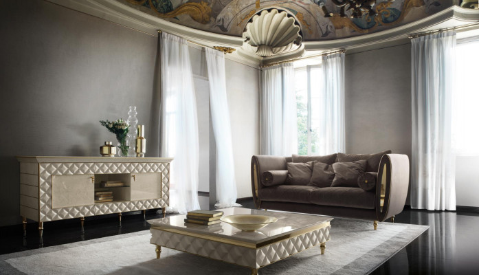 Luxus Klasse 3+2 Italienische Möbel Sofagarnitur Couch Sofa Neu