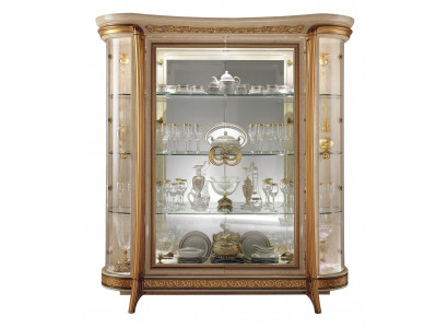 Vitrine Schrank Vitrinen Wohnzimmer Schränke Schau Design Italienische Möbel Neu