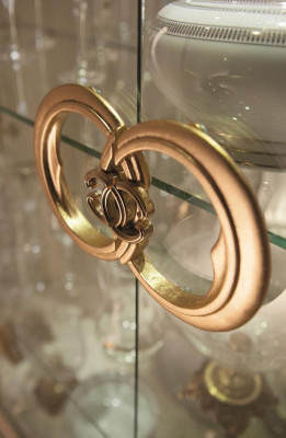 Vitrine Kommoden Vitrinen Kommodenschrank Glas Schrank Italien arredoclassic