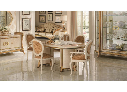 arredoclassic™ Luxus Esszimmer Klassisches + 4 Stühle Stuhl Set Garnitur