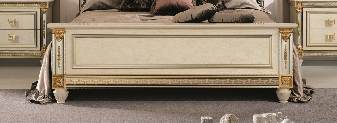 Bett 2x Nachttisch Design Schlafzimmer Klassischer 3tlg. Luxus Betten Set Möbel