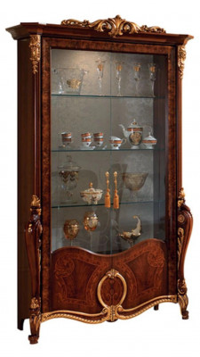 Luxus Vitrine Möbel Wohnzimmer Schrank Glas Vitrinen Designer Schränke Kommode