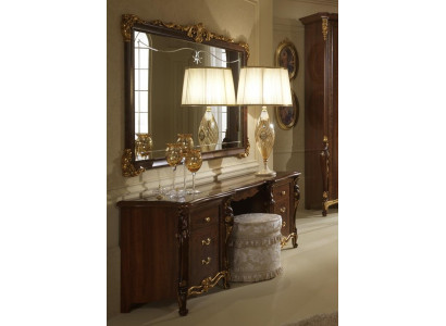 Schminktisch Spiegel Hocker Luxus Konsole Kommode Schlafzimmer Barock Rokoko neu