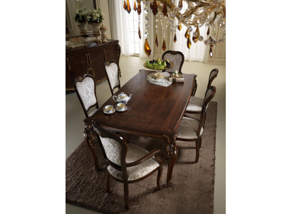 Klassische 6 Stühle Designer Stühle Italienische Esszimmer Möbel Holz