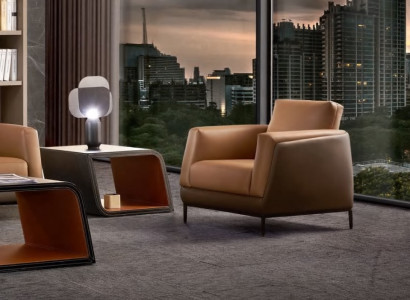 Sessel Leder Fernseh Couch 1 Sitzer Sofa Relax Luxus Polster Couch