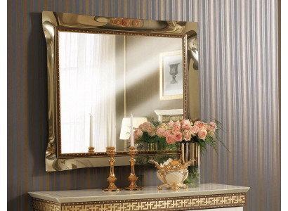 Spiegel Wandspiegel Barock Rokoko Dielen Wohnzimmer Bad Holz Glas Design