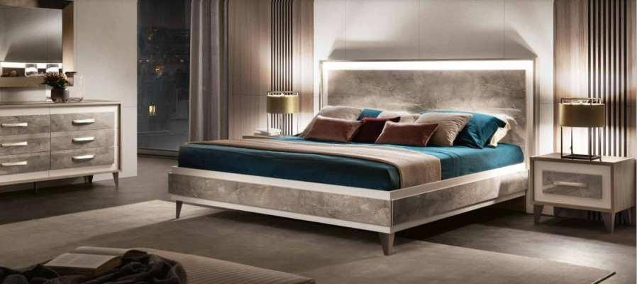 Bett Polster Design Luxus Doppel Hotel Betten Ehe Schlaf Zimmer arredoclassic