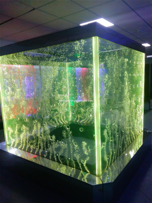 Wandpaneel LED Wasserwand Wasser Wände Wasser Blasen Wand