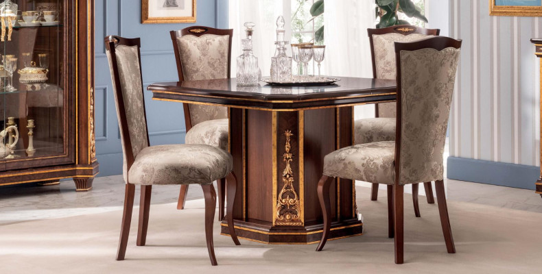 4 Stuhl Set Stühle Esszimmer Garnitur Möbel Lehn Jugendstil Design