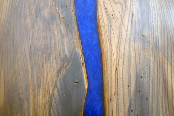 Tisch epoxid harz esstisch echtes holz massive möbel wasserfall epoxy giessharz