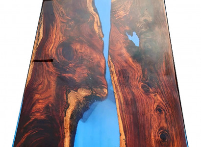 Tische Esstisch Design Tisch Moderne Meer Fluss Möbel 200x90 Epoxid Harz Ozean