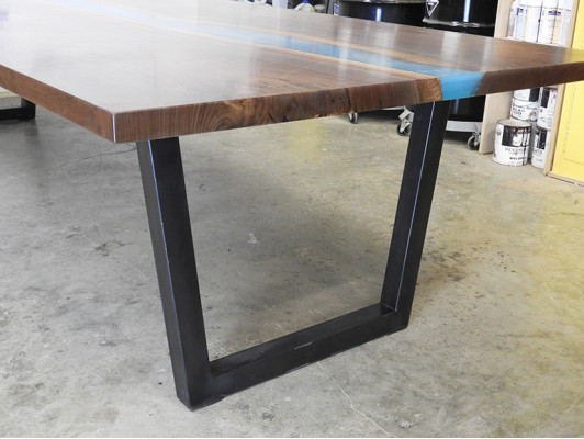 Epoxidharz Esstisch River Table Massiv 240x100 Flusstisch Neu Echtes